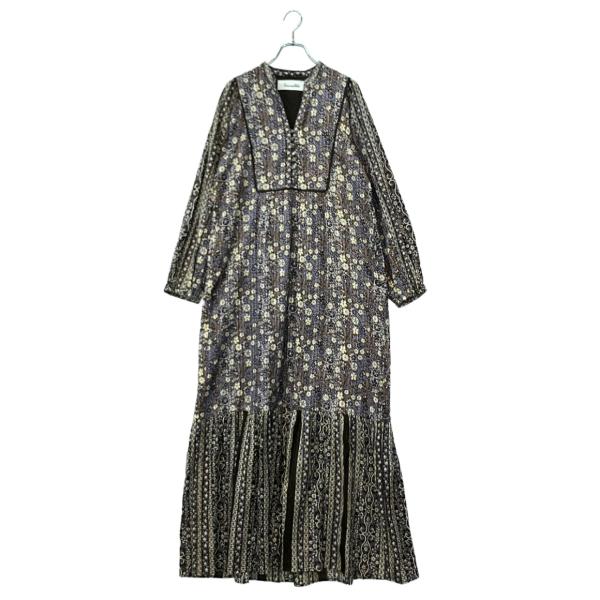 サラマリカ 長袖ワンピース 花柄 020452SB1 レディース SIZE M Sara