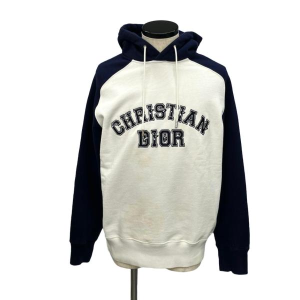 DIOR パーカー XS クリスチャンディオール プルオーバーパーカー 裏起毛 193J647A0687