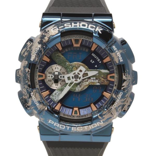 【未使用品】CASIO G-SHOCK GM-110EARTH-1AJR 美品 カシオ 腕時計 G-SHOCK クオーツ GM-110EARTH-1AJR メンズ
