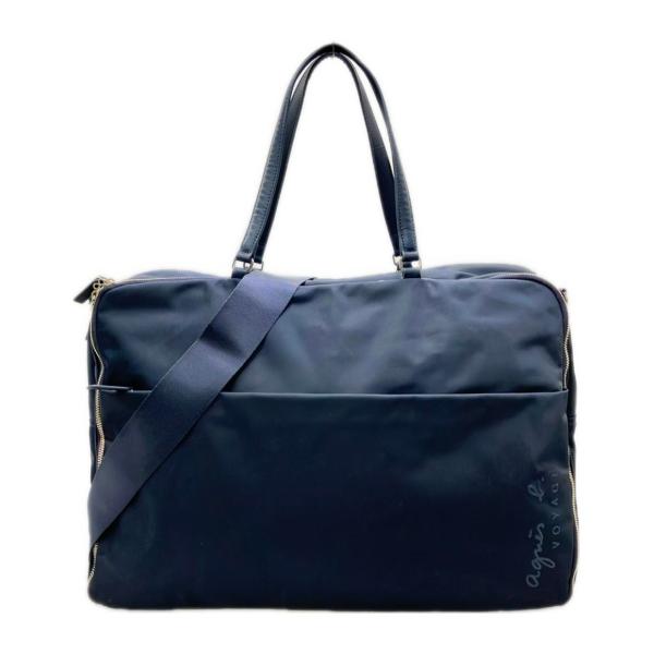 アニエスベー✳︎ボストンバッグ　2wayショルダー　ナイロン　金具　プレート 11030P823VNR5000000001?$VS_1500$