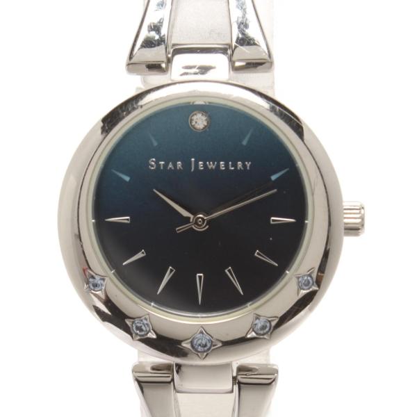 スタージュエリー 腕時計 クオーツ ブルー系 レディース STAR JEWELRY