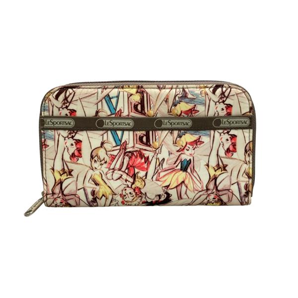 レスポートサック ラウンドファスナー長財布 レディース LeSportsac 中古