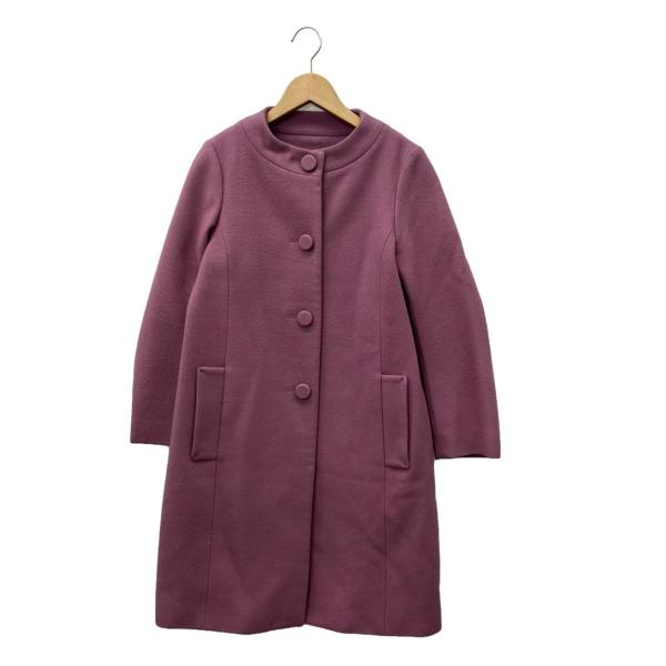 アナトリエ ノーカラーロングコート レディース SIZE 36 (XS 