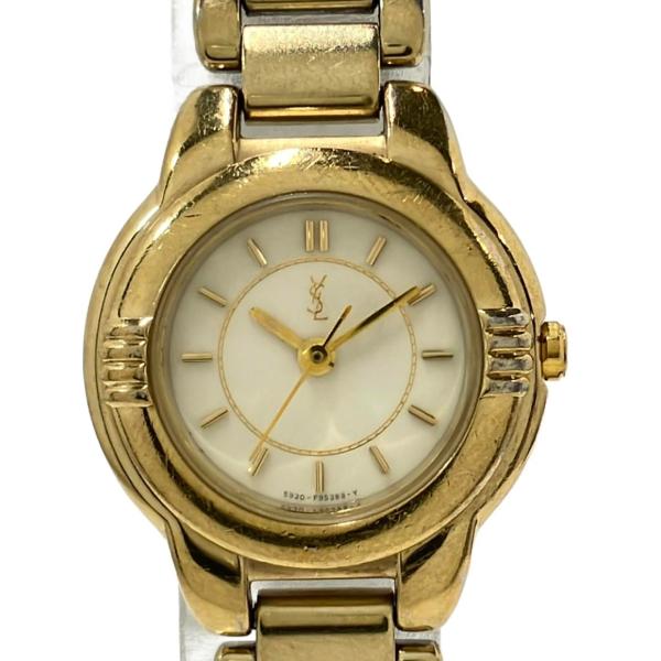 イヴ・サンローラン 腕時計 クオーツ ホワイト 5930-F91482 レディース