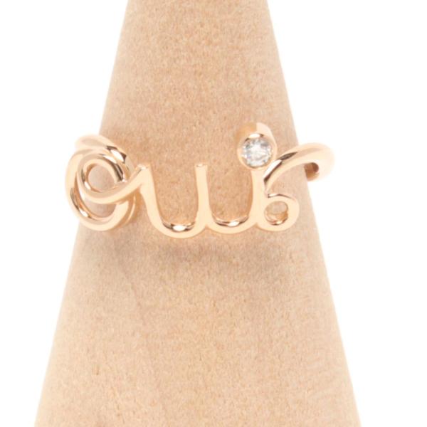 美品 クリスチャンディオール リング 指輪 K18 oui ダイヤ レディース