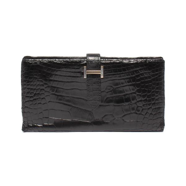 【上杉】HERMES ベアンスフレ アリゲーター グレーネイビー 長財布 楽天市場】HERMES エルメス ベアンスフレ 2つ折長財布 二つ折り長財布