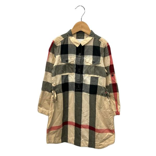 美品 バーバリーチルドレン シャツワンピース チェック柄 キッズ