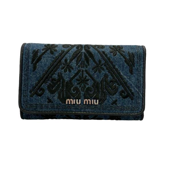 miumiu 三つ折り財布（中古品） ミュウミュウ 三つ折り財布 レディース MIUMIU 中古 : Rehello by