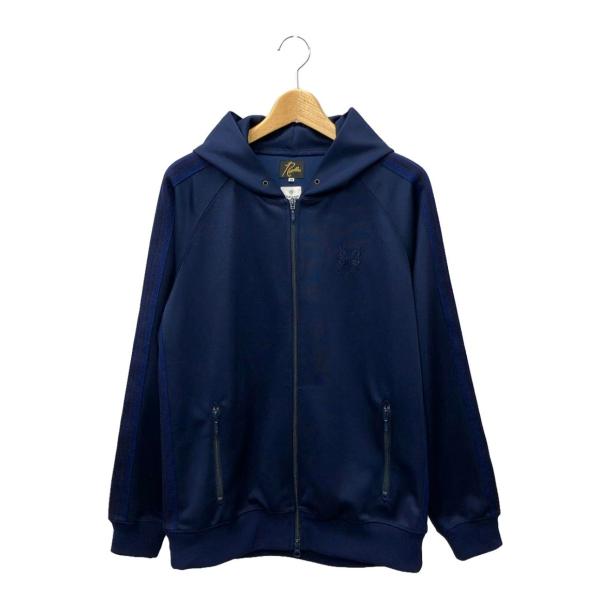 美品 ニードルズ チャコール トラックフードジャケット ジップアップ