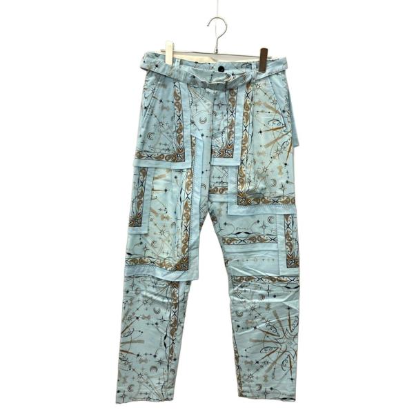 美品 サカイ ドクター ウー ロングパンツ バンダナプリントパンツ