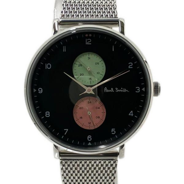 美品 ポール・スミス 腕時計 ブラック PS0070006 メンズ Paul Smith