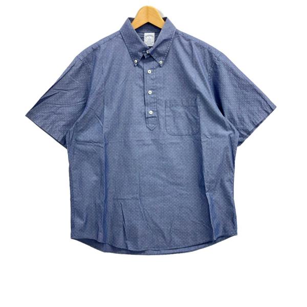 美品 ブルックスブラザーズ ボタンダウン半袖シャツ メンズ SIZE