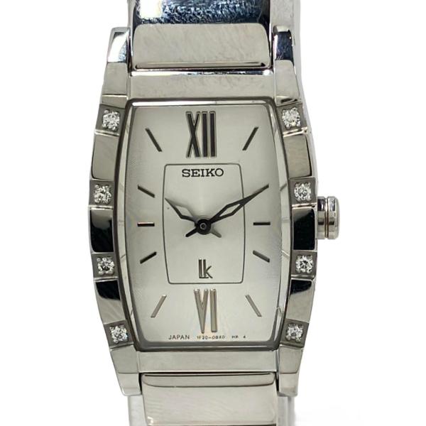 セイコー 腕時計 lk ルキア クオーツ シルバー 1F20-0BK0 レディース