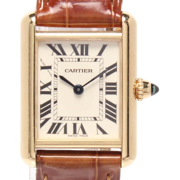 カルティエ 腕時計 K18 タンク ルイ カルティエ SM W1529856 クオーツ レディース Cartier カルティエ タンク ルイ カルティエ SM W1529856 | 時計・ブランド