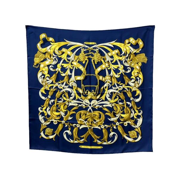 HERMES / スカーフ/シルク/レッド/レディース/カレ90/LE MORS A LA CONETABLE/轡の気品 hugall_rc-ity51g3z2jq6-bhna