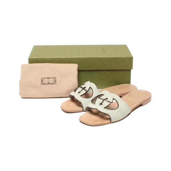 グッチ サンダル インターロッキングG カットアウト 694451 レディース