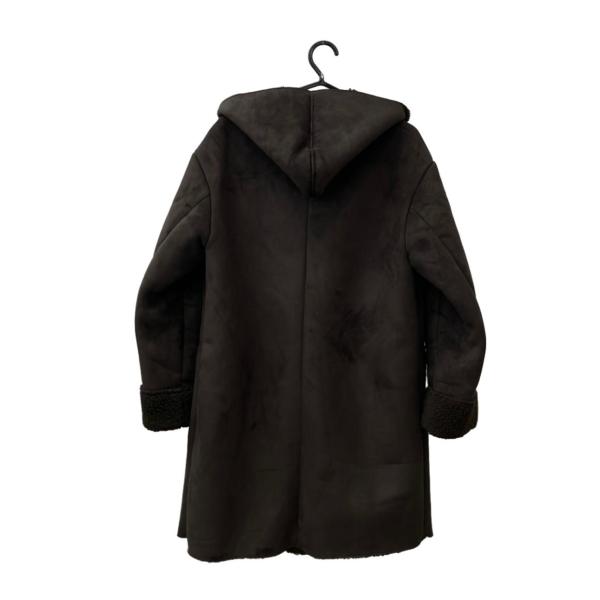 【美品】KRYOS パッチワークレザー リアルムートンコート 36 ブラック 1 ムートンコート パッチワーク メンズ ブラック S/M/L/LL/3L/ 7011