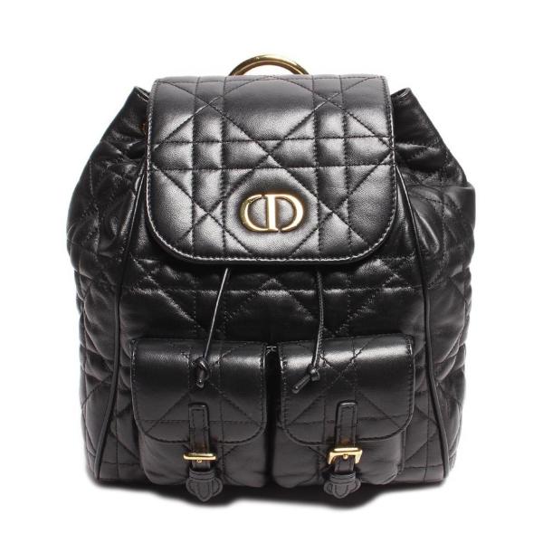 【5pb1751-h】クリスチャンディオール リュック・デイパック マクロカナージュ カロ レザー ホワイト ゴールド金具【中古】レディース クリスチャンディオール レザーリュック ゴールド金具 バックパック