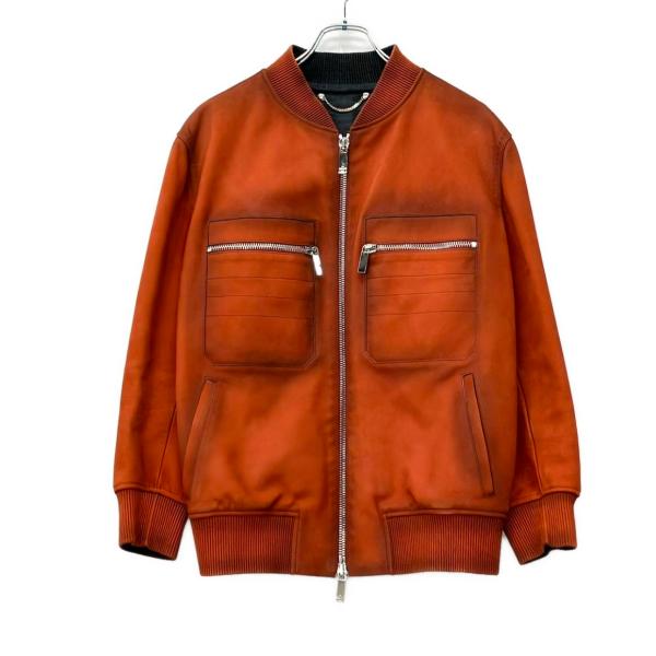 【お値下げ】BERLUTI ベルルッティ レザージャケット ハンガー付 ベルルッティ レザージャケット R20LBL100KAJD メンズ SIZE R50