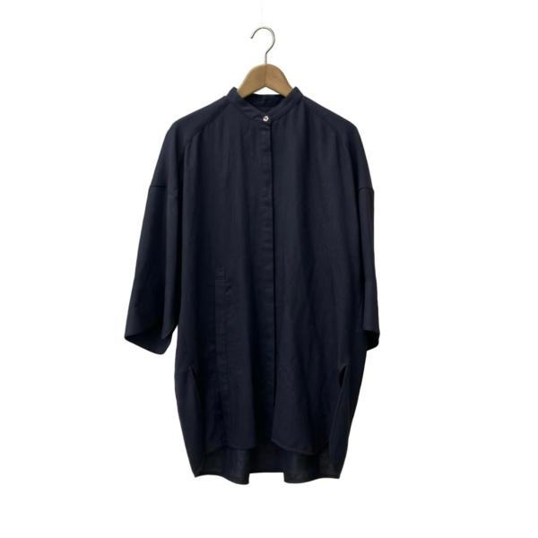 ENFÖLD 半袖 ブラック シャツ 38 新品　タグ付き ENFOLD エンフォルド 日本製 半袖 Tシャツ 38 黒 レディース