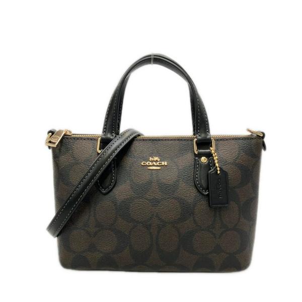 美品 コーチ 2WAY ハンドバッグ ショルダーバッグ 斜め掛け