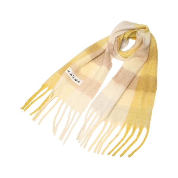 Acne Studios アグネストゥデイオス　チェックマフラー 新品未使用 アクネストゥディオズ マフラー チェック柄 レディース ACNE