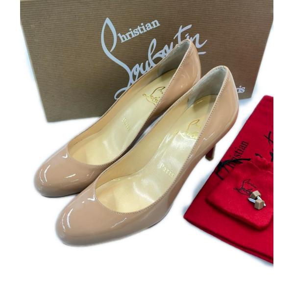 【新品未使用】Christian Louboutin エナメルパンプス 35 美品 クリスチャンルブタン パンプス エナメル レディース SIZE 35