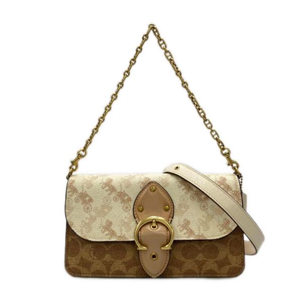 コーチ 2WAY ショルダーバッグ 斜め掛け ハンドバッグ ビート