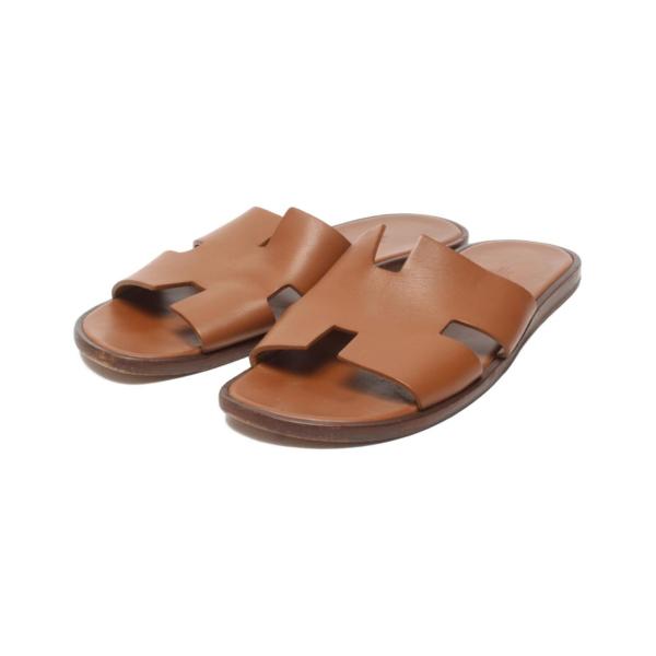 エルメス フラットサンダル イズミール サンダル Hロゴ 41141ZH メンズ