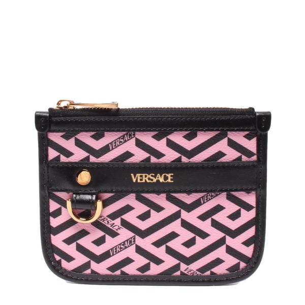 【未使用】VERSACE ヴェルサーチ　グレカロゴ　ポーチ Amazon | [Versace] (ヴェルサーチ) 総ロゴ ラグレカ スクレア