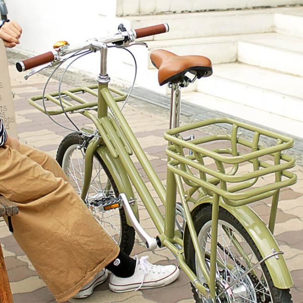 Wachsen 限定品 Rokeミニベロ 6段変速 インチ 自転車 Wbg 02 カーゴバイク メンズ レディース 直送品 ヴァクセン スチールフレーム 軽量