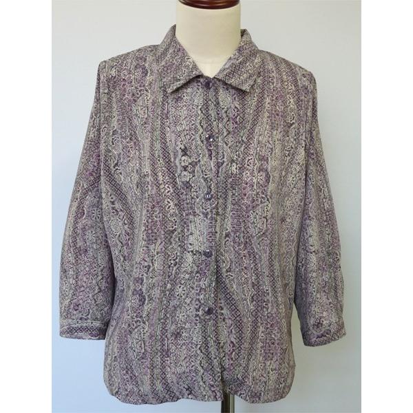 おばあちゃん プレゼント ブラウス 服 高齢者 婦人服 美後姿 京染ちりめんブラウス Buyee Buyee 日本の通販商品 オークションの代理入札 代理購入