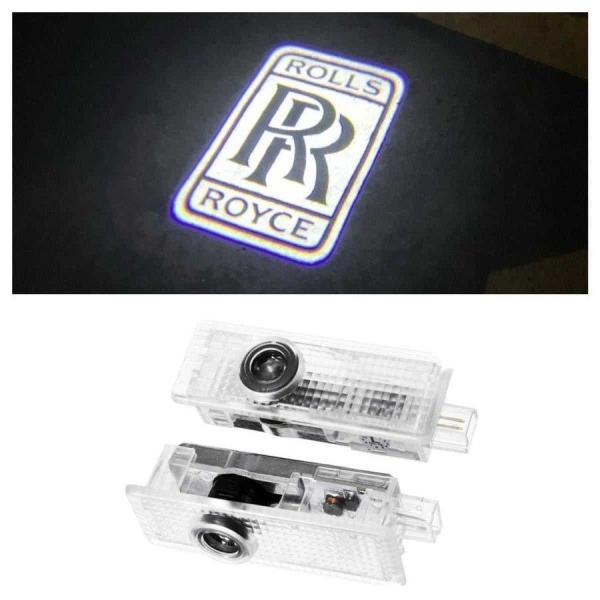 Rolls royce LED HD ロゴ NEWタイプ プ プロジェクター ドア カーテシ ランプ ロールス ロイス Cullinan Phantom Wra