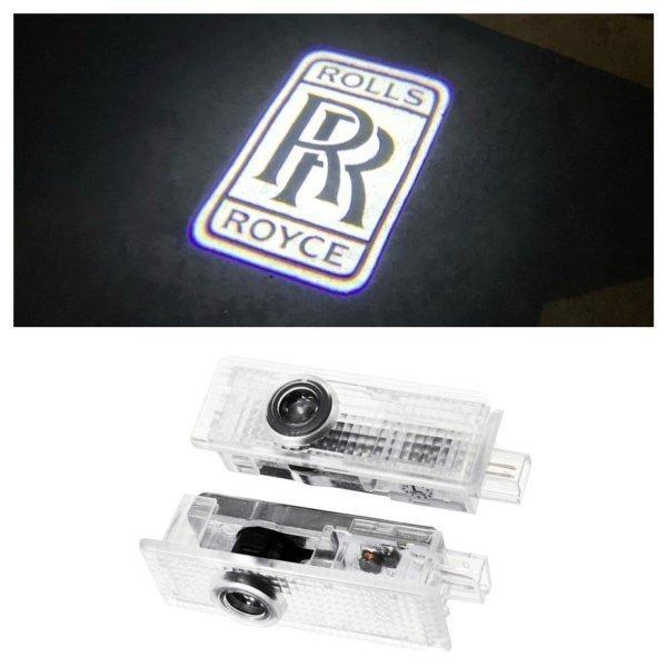 Rolls royce LED HD ロゴ プロジェクター ドア カーテシ ランプ ロールス ロイス ファントム ゴースト レイス カリナン NEWタイプ