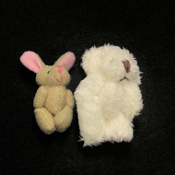 送料無料 ミニチュア 雑貨 ぬいぐるみ ドールハウス キット くま