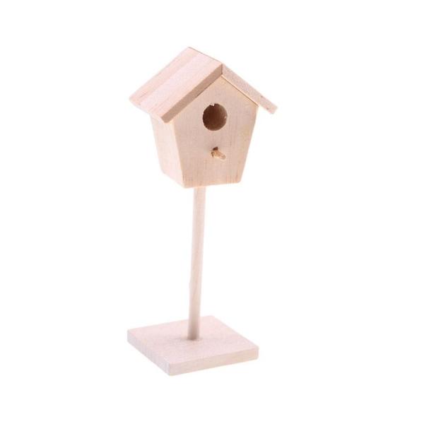 ※お急ぎの場合は、ご注文時に※※＜宅配便＞をご選択ください（有料）※ミニチュア雑貨 鳥の巣箱　白木お好みのガーデニングにぴったり。白木だからお好きなカラーに塗れます可愛い小さな巣箱です※撮影用小物は付属しません素　材：木サイズ：写真参照　生...