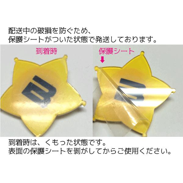 ヒゲ、サングラスアクリルバッジ