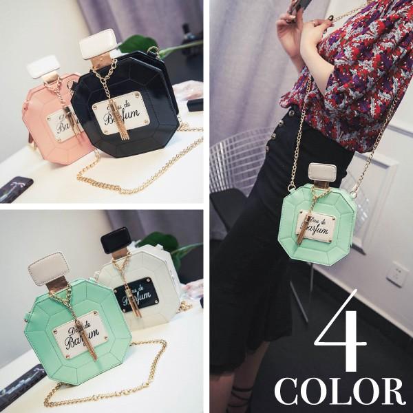 香水型 立体 ショルダーバッグ パフューム 香水瓶 斜めがけ カバン バッグ 鞄 ポシェット ミニバッグ ロリータ ファンシーアクセのhumming F 通販 Yahoo ショッピング