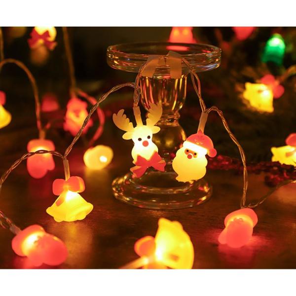 ※お急ぎの場合は、ご注文時に※※＜宅配便＞をご選択ください（有料）※クリスマス　ライトストリングス　サンタ トナカイ ツリーお子様の大好きなクリスマスモチーフが一杯のガーランドクリスマスツリーや壁、玄関どこでも飾れる可愛いデザインお部屋のポ...