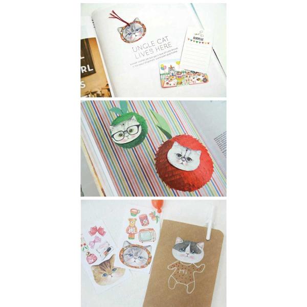 猫のイラストが可愛い シール タグ ミニカードセット ステッカー 手帳 ラッピング 雑貨 メッセージカード 手帳 小さめ アルバム Buyee Buyee Japanese Proxy Service Buy From Japan Bot Online