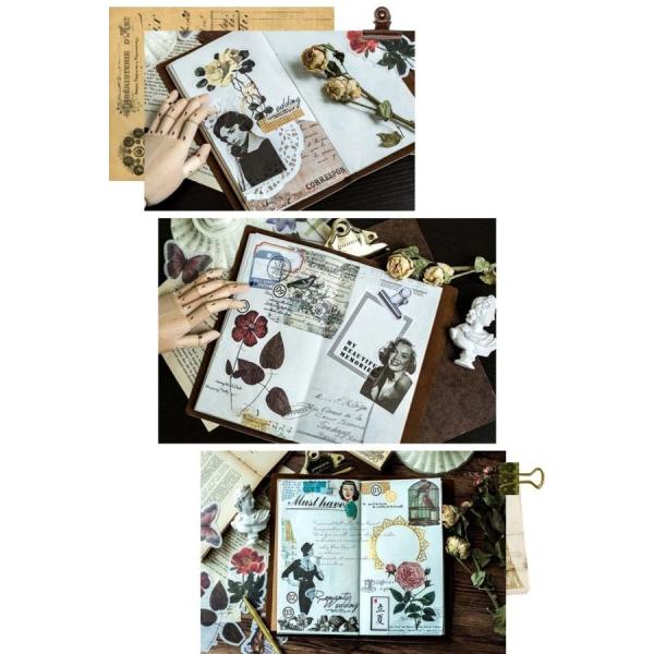 アンティーク フラワー デコ ステッカー シール 花 Diy デコパージュ ラッピング ヴィンテージ 植物 Buyee Buyee 日本の通販商品 オークションの代理入札 代理購入