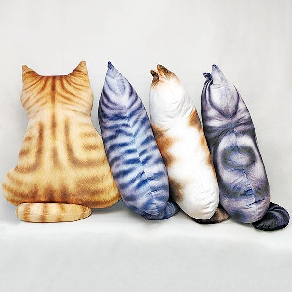 クッション 猫 抱き枕 ネコ インテリア かわいい 枕 動物 まくら アニマル ピロー 茶トラ 三毛 背中 Int081 Int081 Humming H 通販 Yahoo ショッピング