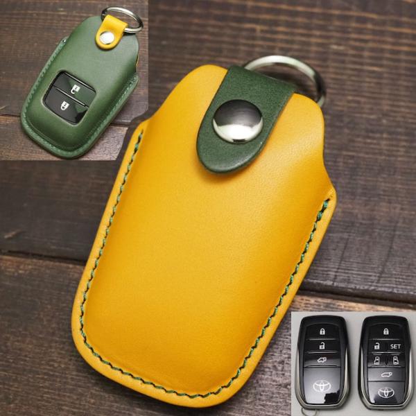 TOYOTA　TYPE６　スマートキーケース　スマートキーカバー　オーダーメイド　本革レザー　トヨタ