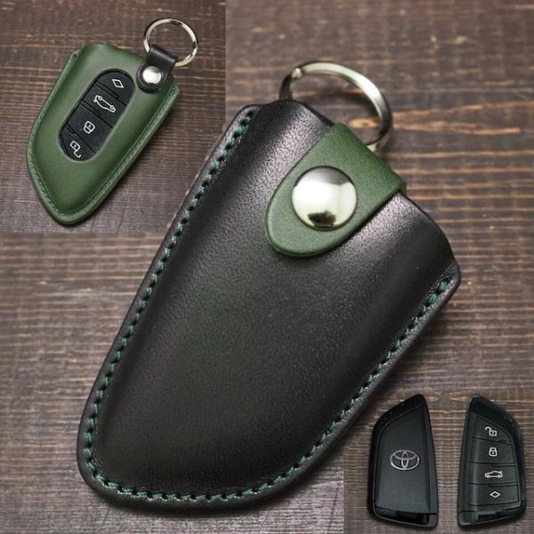 TOYOTA　TYPE８　スマートキーケース　スマートキーカバー　オーダーメイド　本革レザー　トヨタ