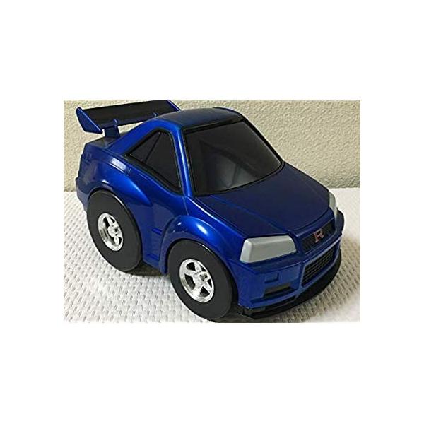 ジャンボチョロq ミニカー ブルー スカイラインgt R R34 ブルー チョロq25周年記念アイテム 自動車 タカラ フラットストア