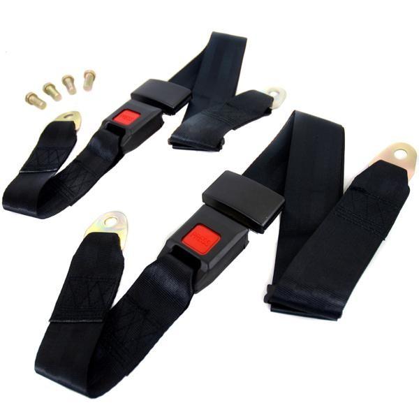 2点式 シートベルト 2本セット 後付け 固定 座席用 車 車載 車内 汎用 後部座席 延長 旧車 後付ベルト 車椅子 落下防止 Buyee Buyee 日本の通販商品 オークションの代理入札 代理購入
