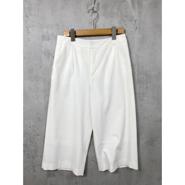新品 Myself ABAHOUSE マイセルフ アバハウス クロップド丈 ワンタック パンツ sizeS/白 ■◆メンズ