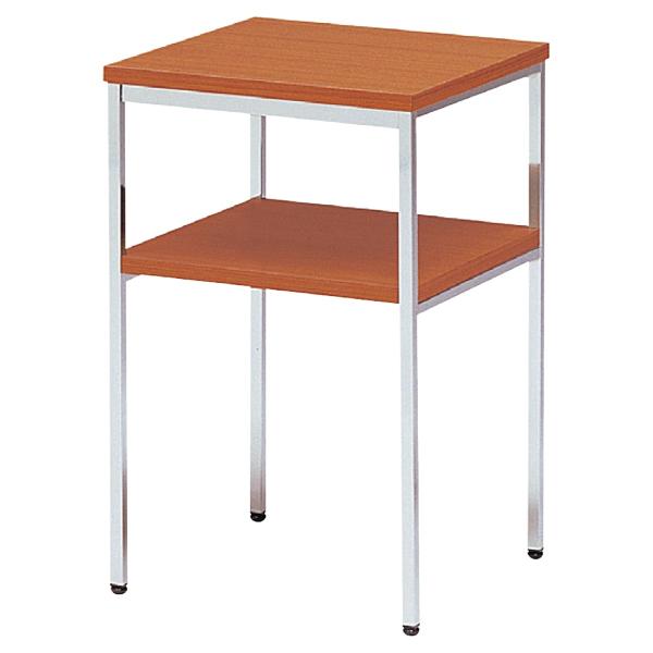 ■天板：メラミン化粧板■脚部：スチールパイプ（19×19）　クロームメッキ　アジャスター付■サイズ：W300〜450×D300〜450×H700■補足：お客様組立品／サイズ選択／カラー選択／グリーン購入法適合北海道、沖縄、離島及び中継を伴う...