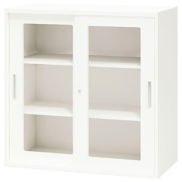 法人様限定 ナイキ（NAIKI） オフィス家具 書庫 CW-0909HG-WW 引違い戸