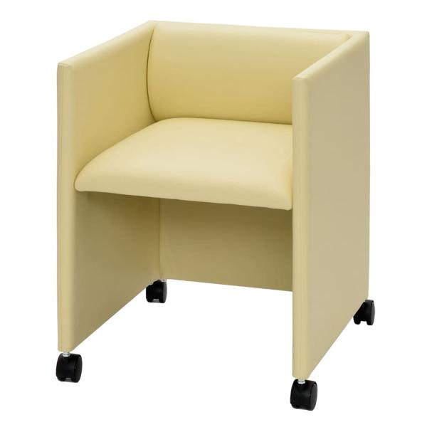 ■本体：木質ボード　スチール　ウレタンフォーム■張地：合成皮革■キャスター：ナイロン■サイズ：W515×D540×H660（SH463）■補足：お客様組立品／張地選択／キャスタータイプ